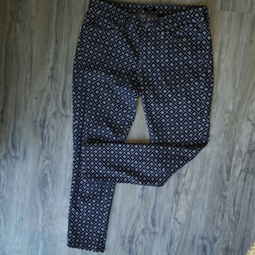 J. Crew geometric pants